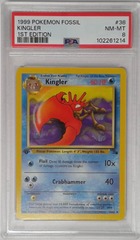 V1688: 1999: Kingler: 38/62: 1ST Edition: Fossil: PSA: 8: NM-MT: 102261214
